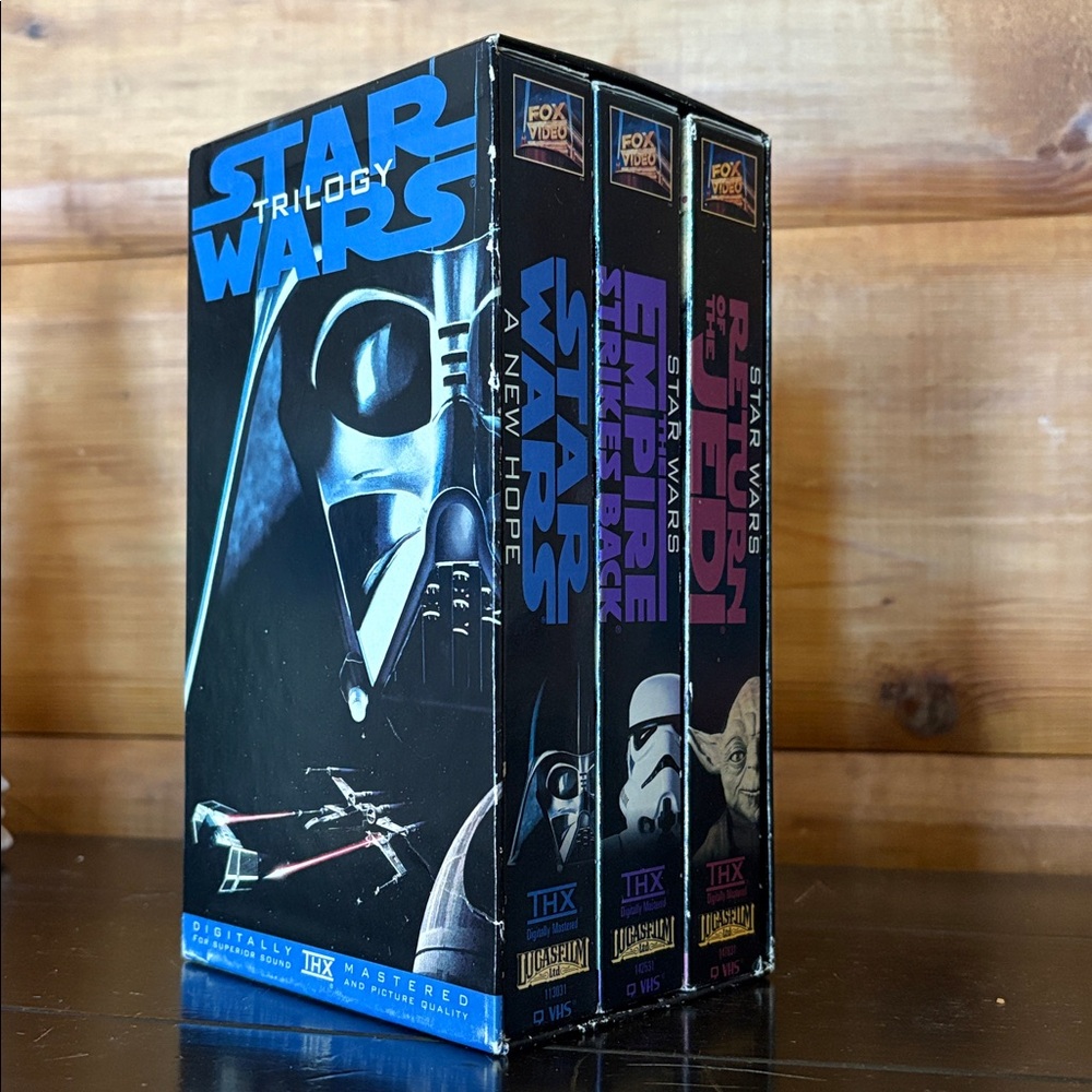 1995 Star Wars Original Trilogy VHS Box Set